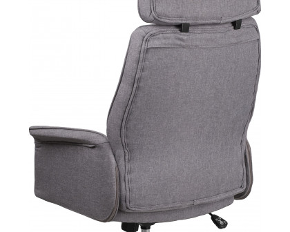 BLNK - Fabric High Back Executive Swivel Office Chair with Chrome Base and Fully Upholstered Arms