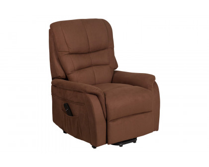 BLNK - HERCULES Series Microfiber Remote Powered Lift Recliner for Elderly