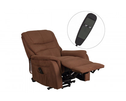 BLNK - HERCULES Series Microfiber Remote Powered Lift Recliner for Elderly