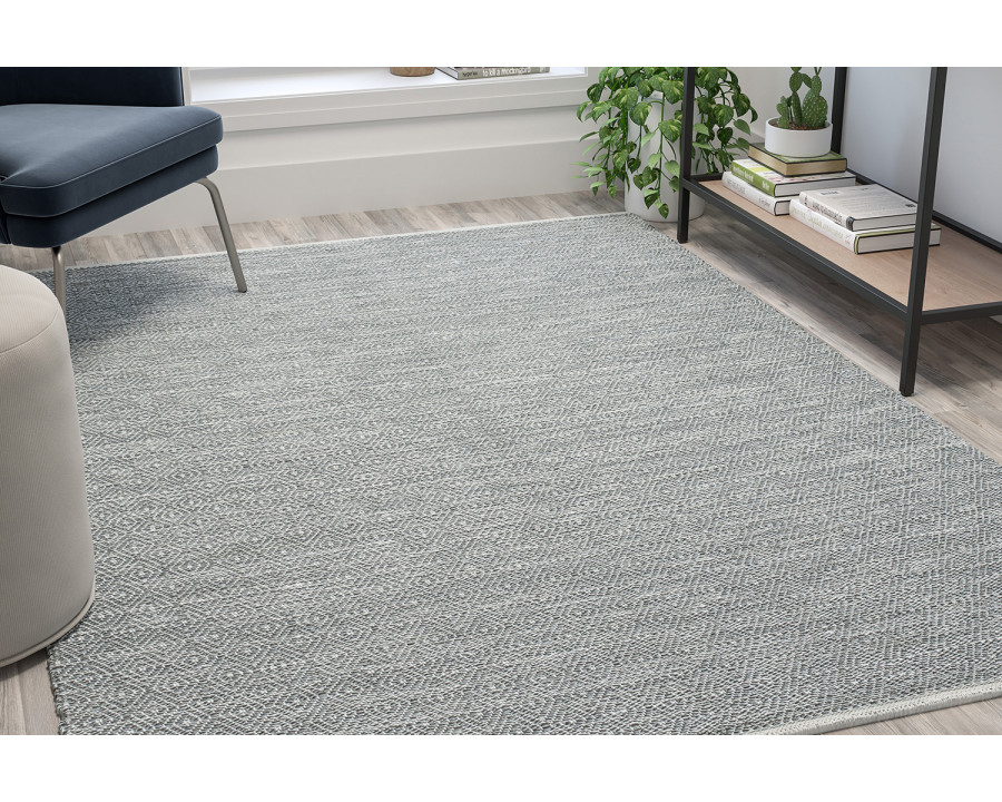 BLNK Abbott Hand Woven Indoor-Outdoor Diamond Pattern Area Rug