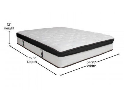 BLNK Capri Comfortable Sleep Memory Foam and Pocket Spring Mattress - Full Size