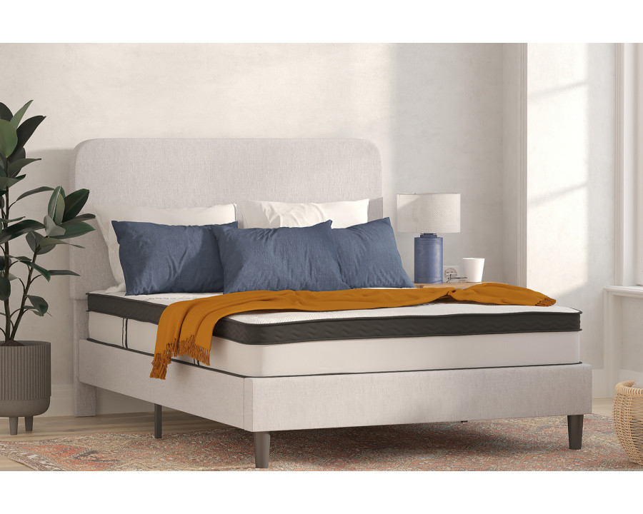 BLNK Capri Comfortable Sleep 10" Hybrid Pocket Spring Mattress - Queen Size