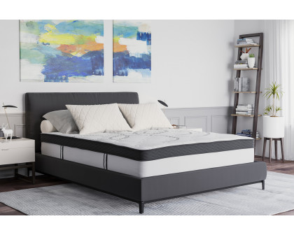 BLNK Capri Comfortable Sleep 12" Hybrid Pocket Spring Mattress - Queen Size