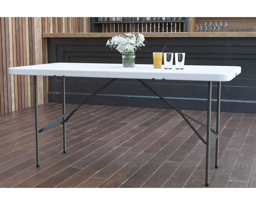 BLNK - Elon Plastic Bi-Fold Folding Table