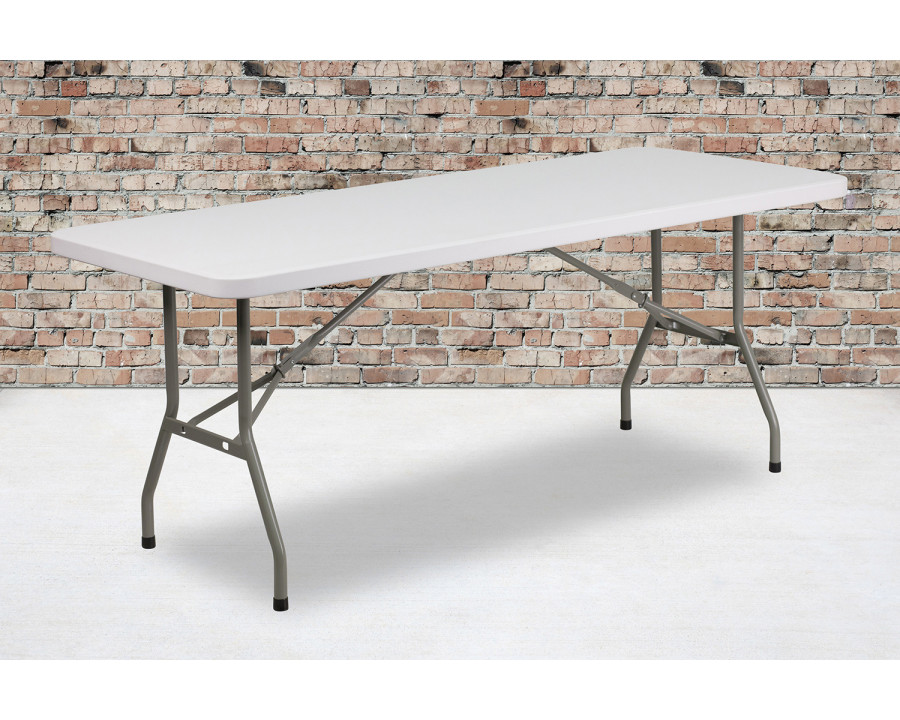 BLNK Elon Plastic Folding Table - 6'L