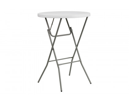 BLNK - Elon Round Plastic Bar Height Folding Table