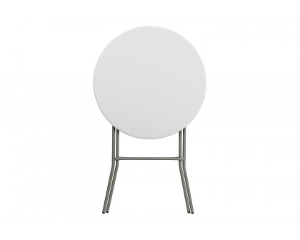 BLNK - Elon Round Plastic Bar Height Folding Table