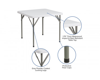 BLNK - Elon Square Plastic Folding Table