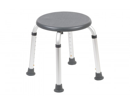 BLNK HERCULES Series Medical Adjustable Bath and Shower Stool - Gray