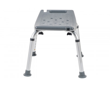 BLNK HERCULES Series Medical Adjustable Bath and Shower Chair with Non-slip Feet - Gray