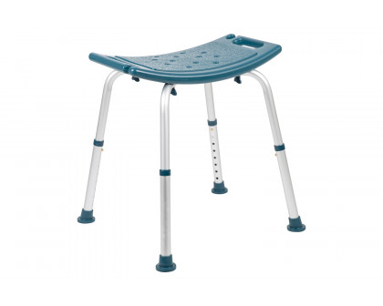 BLNK HERCULES Series Medical Adjustable Bath and Shower Chair with Non-slip Feet - Navy