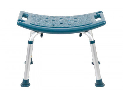 BLNK HERCULES Series Medical Adjustable Bath and Shower Chair with Non-slip Feet - Navy