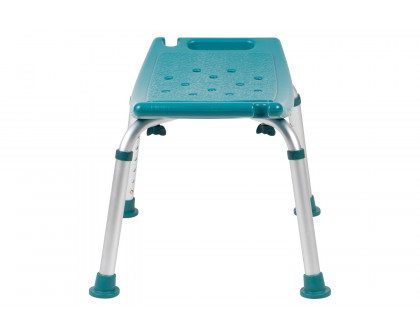 BLNK HERCULES Series Medical Adjustable Bath and Shower Chair with Non-slip Feet - Teal