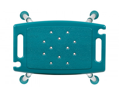 BLNK HERCULES Series Medical Adjustable Bath and Shower Chair with Non-slip Feet - Teal