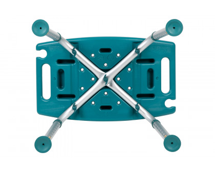 BLNK HERCULES Series Medical Adjustable Bath and Shower Chair with Non-slip Feet - Teal