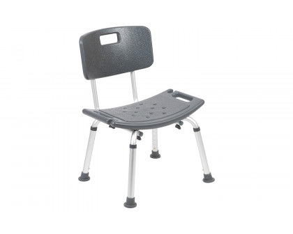 BLNK - HERCULES Series Medical Adjustable Bath and Shower Chair with Back