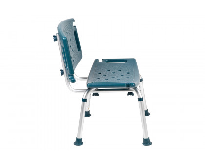 BLNK HERCULES Series Medical Adjustable Bath and Shower Chair with Extra Large Back - Navy