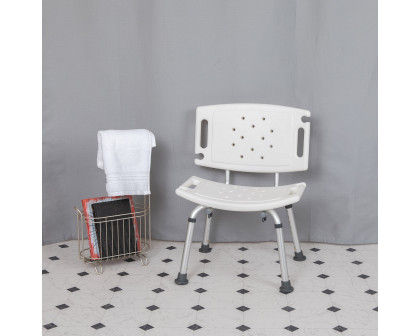 BLNK - HERCULES Series Medical Adjustable Bath and Shower Chair with Extra Large Back