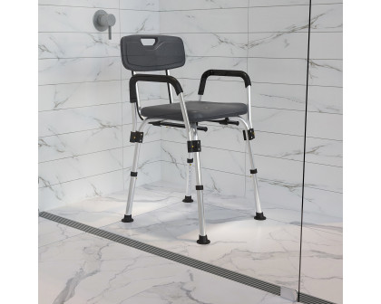 BLNK - HERCULES Series Medical Adjustable Bath and Shower Chair with Depth Adjustable Back