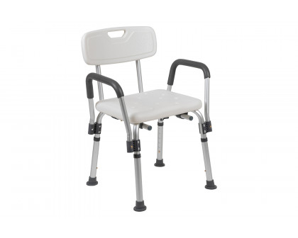 BLNK - HERCULES Series Medical Adjustable Bath and Shower Chair with Depth Adjustable Back