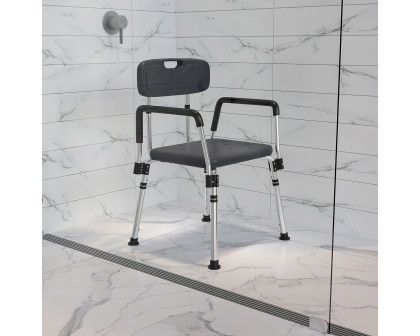 BLNK - HERCULES Series Medical Adjustable Bath and Shower Chair with Quick Release Back and Arms