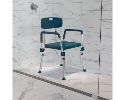 BLNK - HERCULES Series Medical Adjustable Bath and Shower Chair with Quick Release Back and Arms