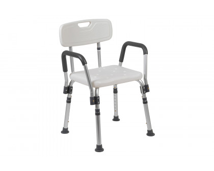 BLNK - HERCULES Series Medical Adjustable Bath and Shower Chair with Quick Release Back and Arms