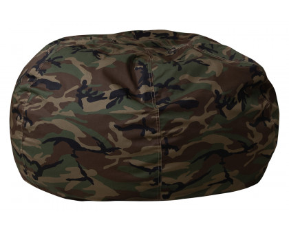 BLNK Duncan Oversized Refillable Bean Bag Chair for All Ages - Camouflage