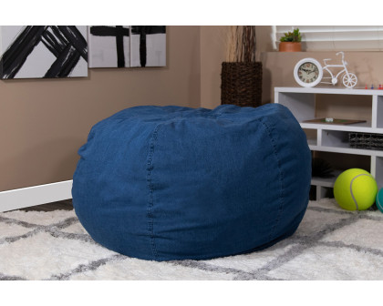 BLNK Duncan Oversized Refillable Bean Bag Chair for All Ages