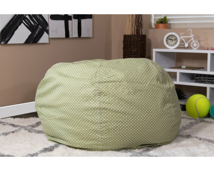 BLNK Duncan Oversized Refillable Bean Bag Chair for All Ages