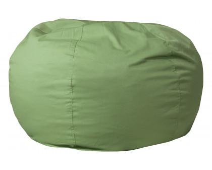 BLNK Duncan Oversized Refillable Bean Bag Chair for All Ages - Solid Green