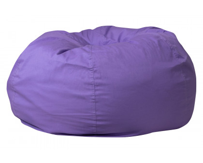 BLNK Duncan Oversized Refillable Bean Bag Chair for All Ages - Solid Purple