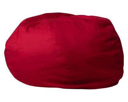 BLNK Duncan Oversized Refillable Bean Bag Chair for All Ages - Solid Red