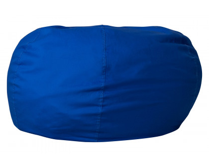 BLNK Duncan Oversized Refillable Bean Bag Chair for All Ages - Solid Royal Blue