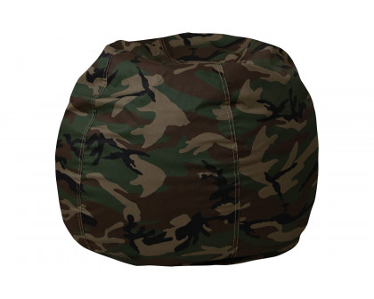 BLNK Dillon Small Refillable Bean Bag Chair for Kids and Teens - Camouflage