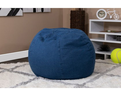 BLNK Dillon Small Refillable Bean Bag Chair for Kids and Teens