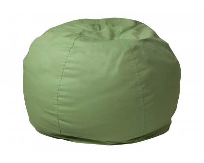 BLNK Dillon Small Refillable Bean Bag Chair for Kids and Teens - Solid Green