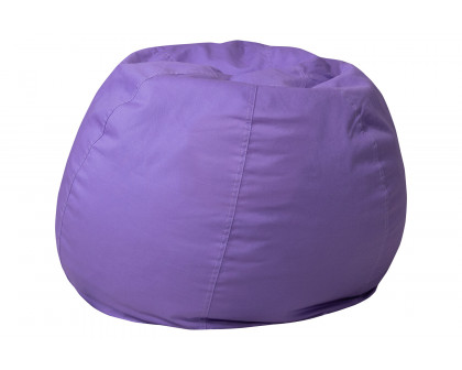 BLNK Dillon Small Refillable Bean Bag Chair for Kids and Teens - Solid Purple