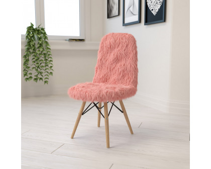 BLNK Calvin Shaggy Dog Accent Chair