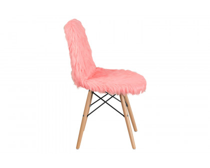 BLNK™ Calvin Shaggy Dog Accent Chair - Pink