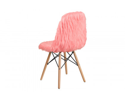 BLNK™ Calvin Shaggy Dog Accent Chair - Pink