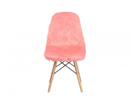 BLNK™ Calvin Shaggy Dog Accent Chair - Pink