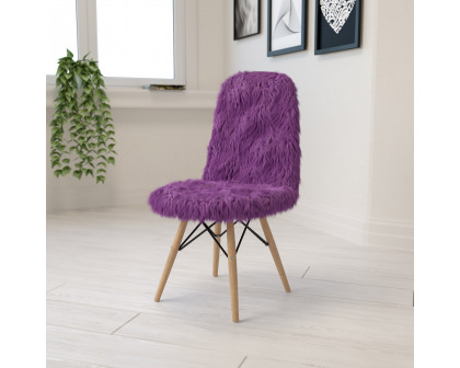 BLNK Calvin Shaggy Dog Accent Chair