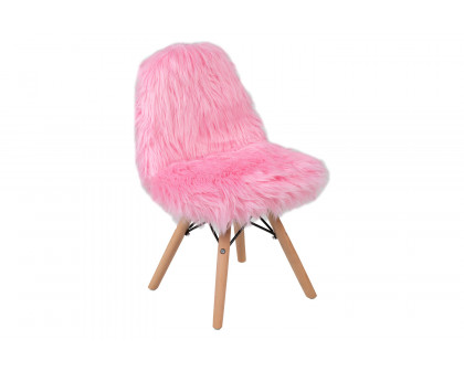 BLNK - Cody Shaggy Faux Fur Accent Chair