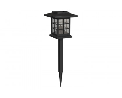 BLNK - Halsey Black Lantern Style LED Solar Lights 8 Pack