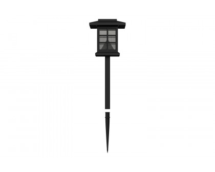 BLNK - Halsey Black Lantern Style LED Solar Lights 8 Pack