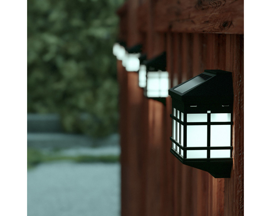 BLNK - Holder Wall Mount LED Solar Lights 6 Pack