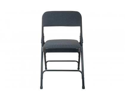 BLNK Advantage Padded Metal Folding Chair - Black