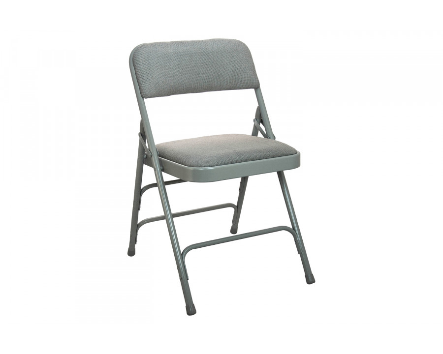 BLNK Advantage Padded Metal Folding Chair - Gray