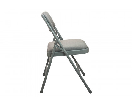 BLNK Advantage Padded Metal Folding Chair - Gray